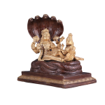 Brass Resting Vishnu Lakshmi Sheshanaag Idol Dual Tone | Jaipurio